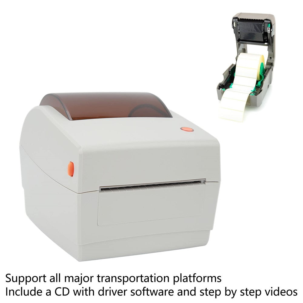 TP403 180mm / s Fast Printing Desktop Thermal Printer Barcode Label Printer, USB Version