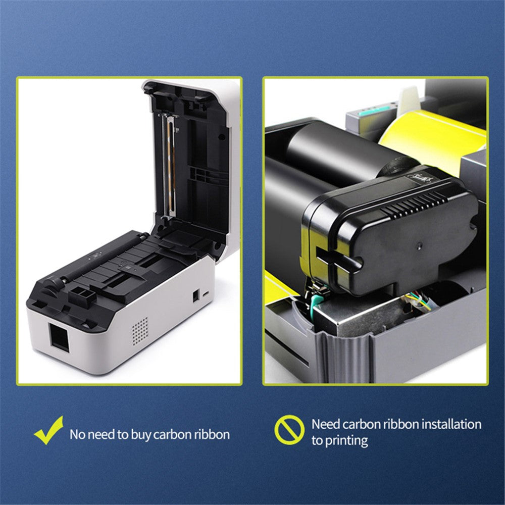 TDL407H Desktop Thermal Label Printer Barcode Printing Machine, USB + Bluetooth-compatible Version