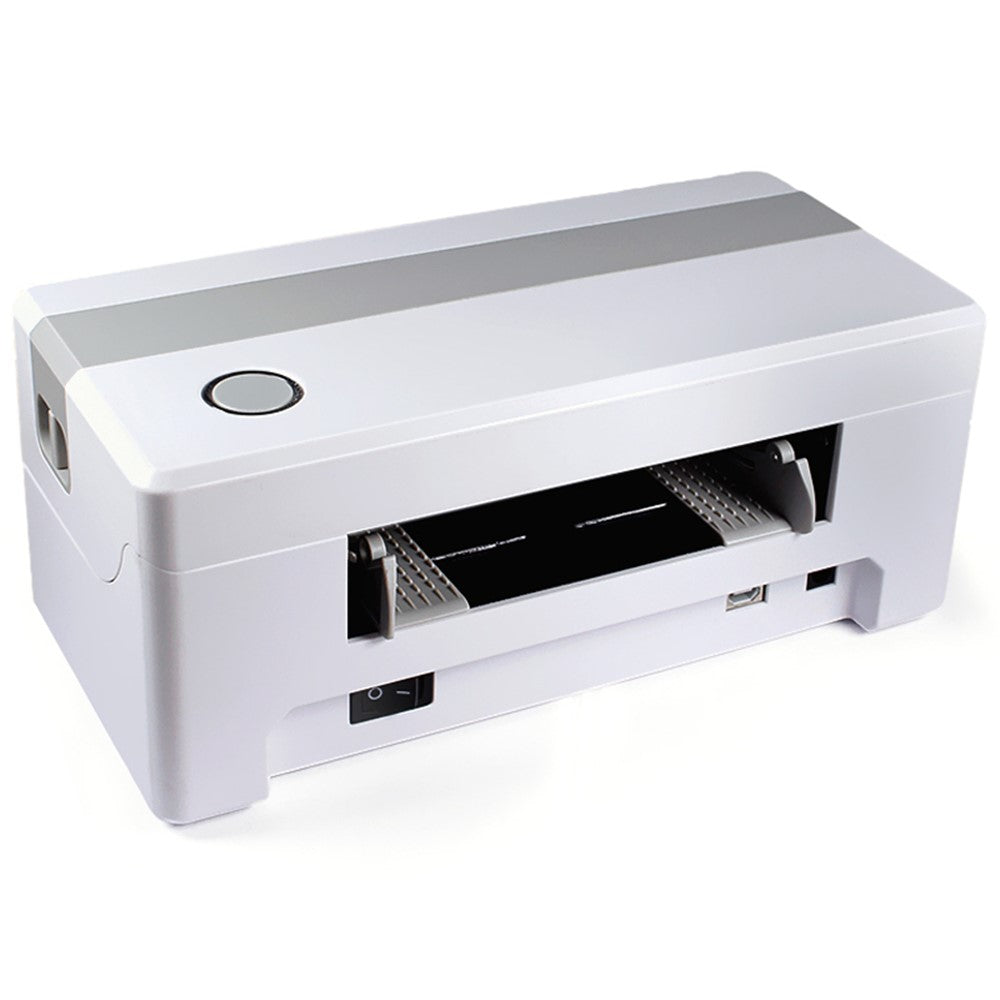 TDL406 203DPI Desktop Thermal Label Printer High Speed Printing Barcode Sticker Maker Machine, USB Version