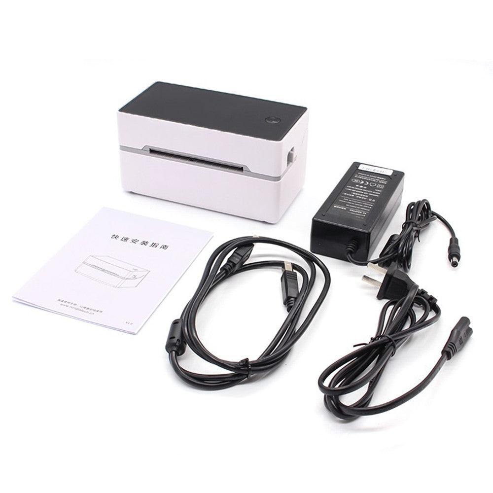 TDL402 Fast Printing 203DPI Thermal Printer Inkless Barcode Label Printer, USB + Bluetooth-compatible Version