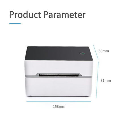 TDL402 Fast Printing 203DPI Thermal Printer Inkless Barcode Label Printer, USB + Bluetooth-compatible Version