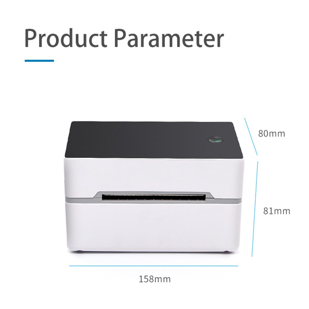 TDL402 Fast Printing 203DPI USB Thermal Printer Inkless Barcode Label Printer