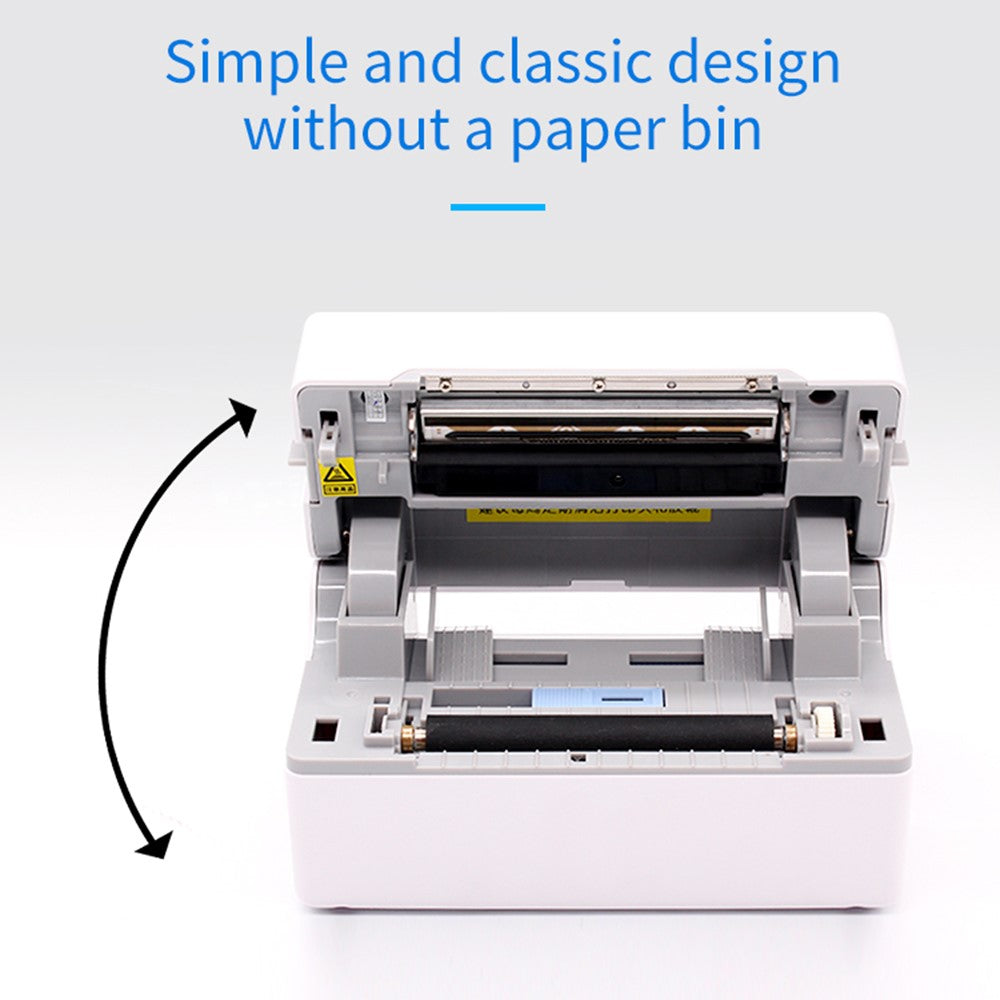 TDL402 Fast Printing 203DPI USB Thermal Printer Inkless Barcode Label Printer