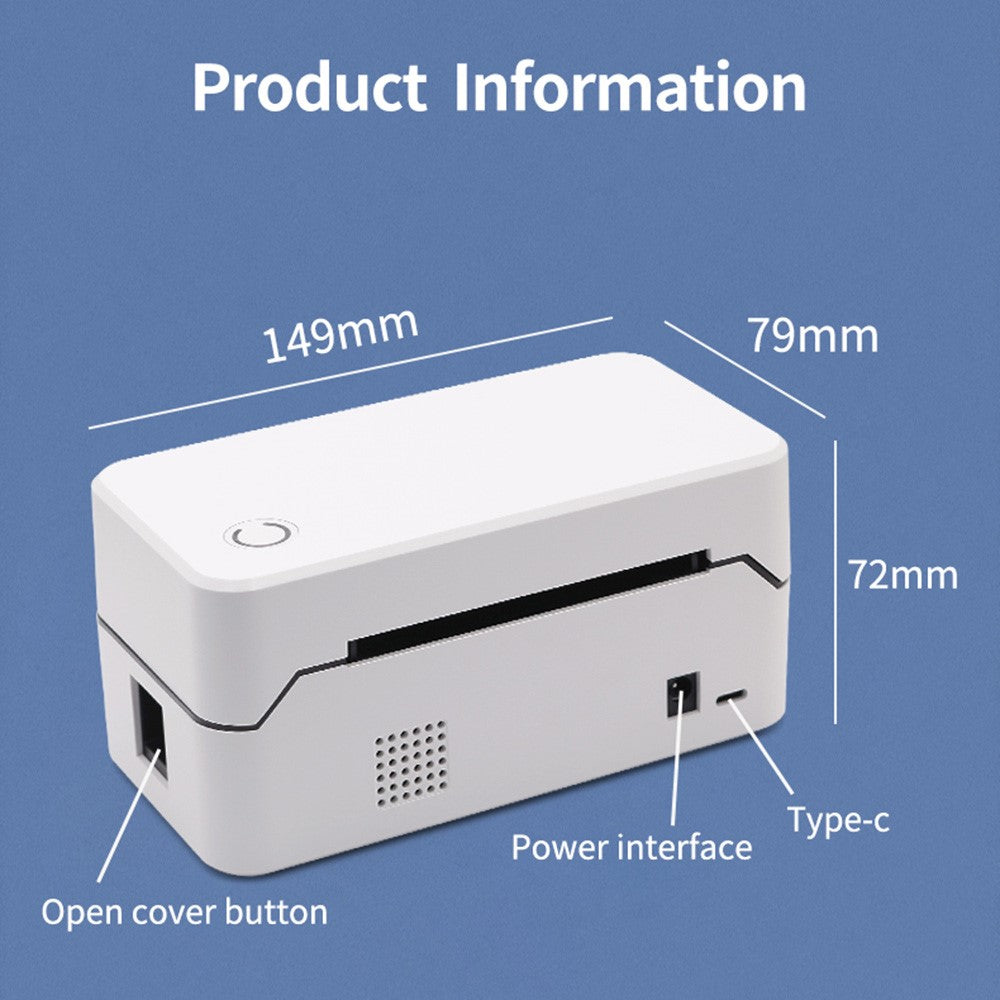 TDL401H USB Computer Thermal Label Printer Receipt Printing Tool