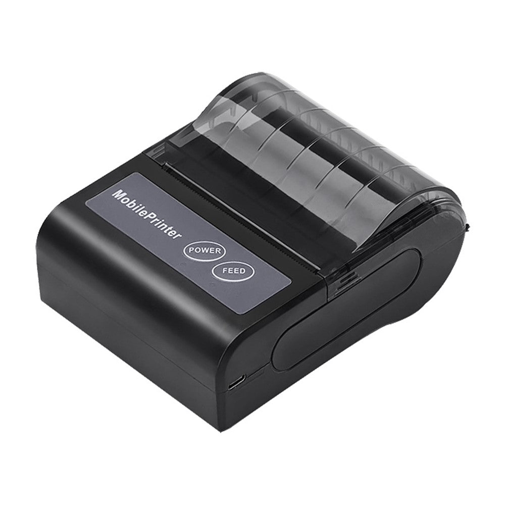 80HB5 USB+Bluetooth-compatible 80mm Thermal Label Printer Receipt Printing Tool for Apple / Android- US Plug