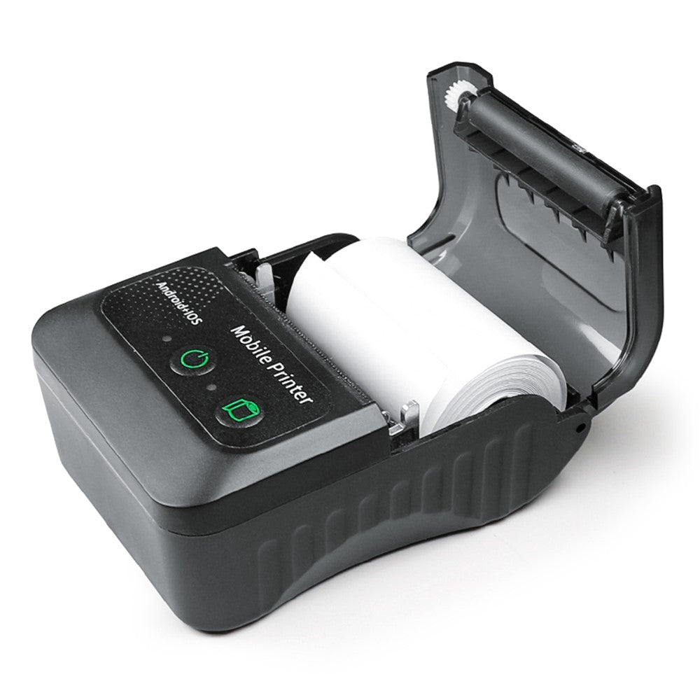 58BH2 USB+Bluetooth-compatible Thermal Label Printer Receipt Printing Tool with 58mm Width Printing Paper Roll