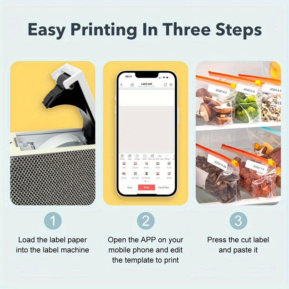 MARKLIFE P15 PLUS Mini Wireless Thermal Printer Bluetooth-compatible Inkless Label Machine