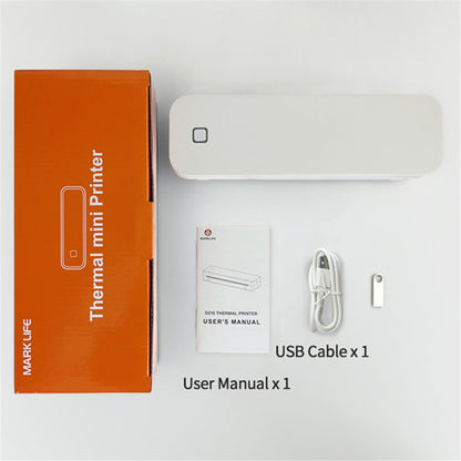 MARKLIFE D210 Mini Home Office Bluetooth-compatible Thermal Printer A4 Letter Paper Wireless Inkless Printer