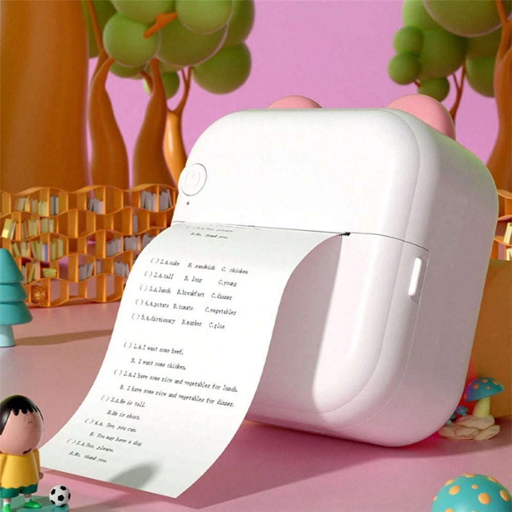 M10 Mini Home Bluetooth-compatible Thermal Printer Wireless Inkless Photo Label Notes Printer