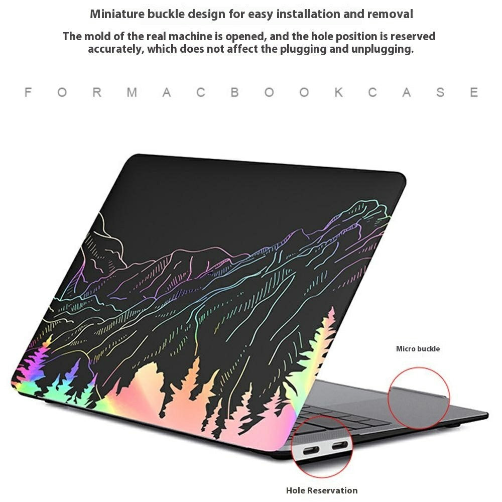 For MacBook Air 13 inch (2026) A3449 / (2025) A3240 / (2024) A3113 / (2022) A2681 Case Cold Stamping Laptops PC Hard Shell