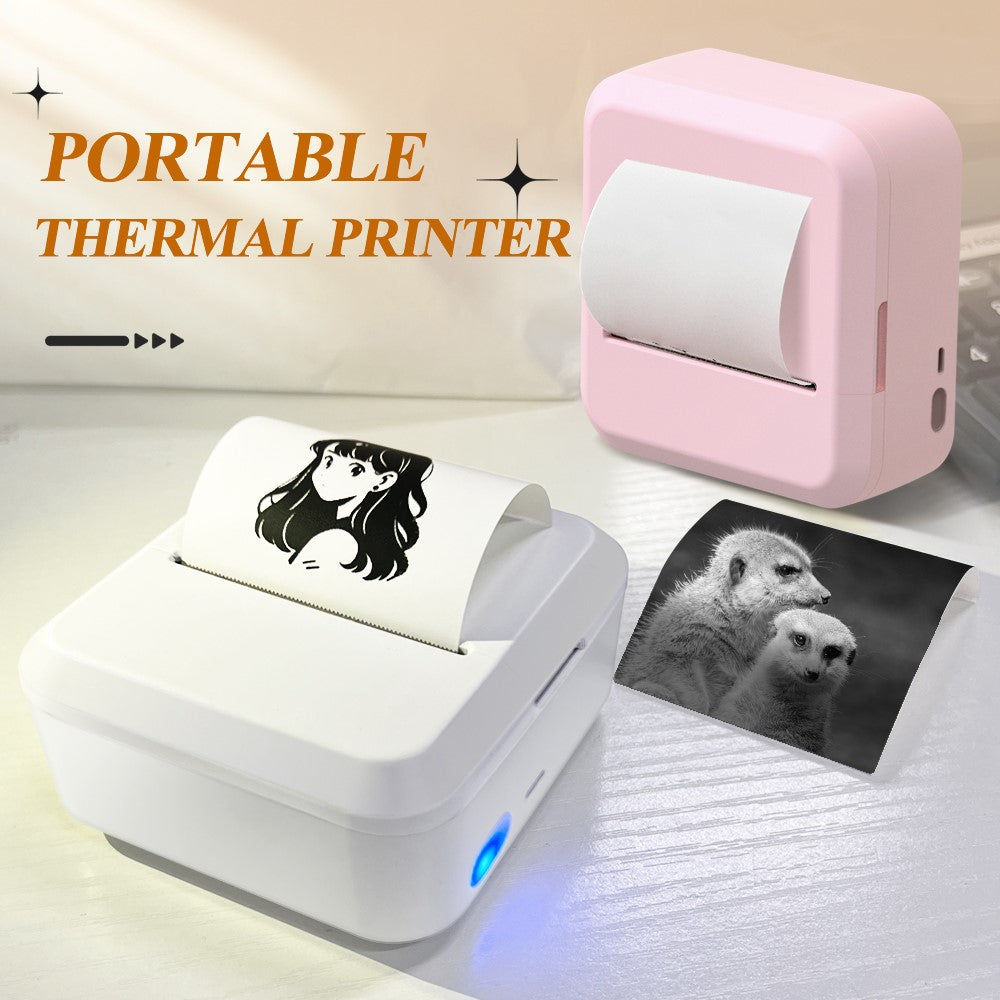 MARKLIFE S2 Bluetooth-compatible Thermal Label Printer Ink-Less Label Maker Machine for Small Business Home Office