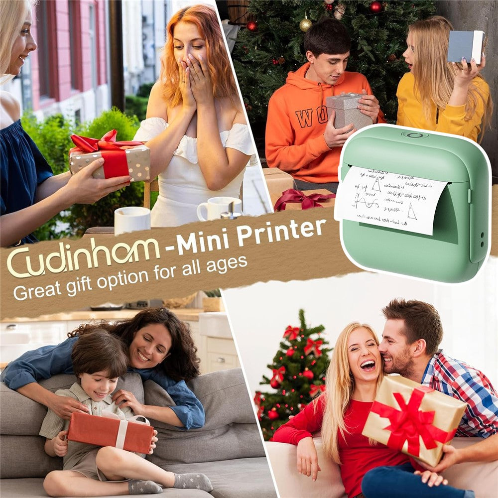 X6 Portable Mini Handheld Label Printer Thermal Printing Bluetooth-Compatible Label Maker