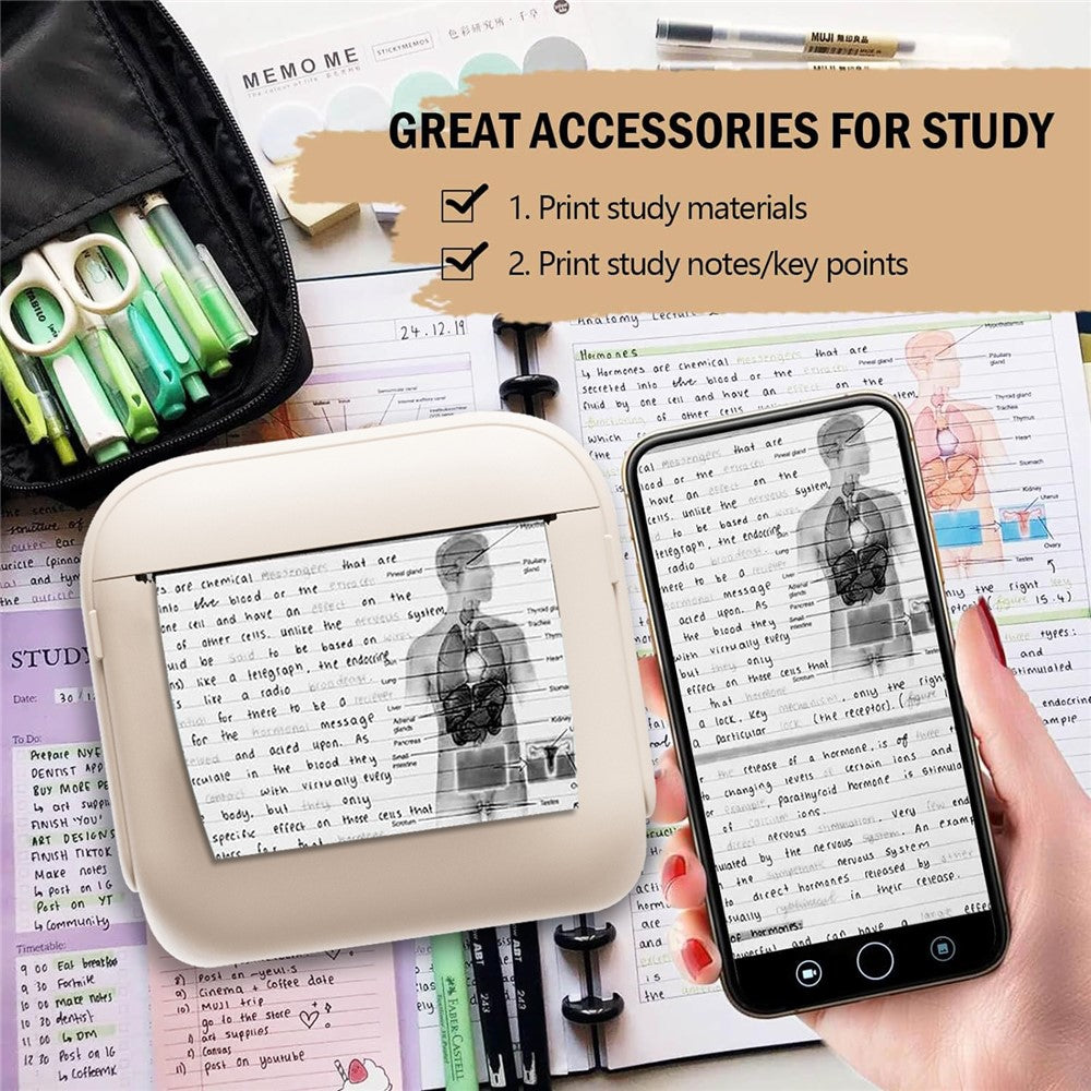 X6 Portable Mini Handheld Label Printer Thermal Printing Bluetooth-Compatible Label Maker