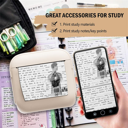 X6 Portable Mini Handheld Label Printer Thermal Printing Bluetooth-Compatible Label Maker