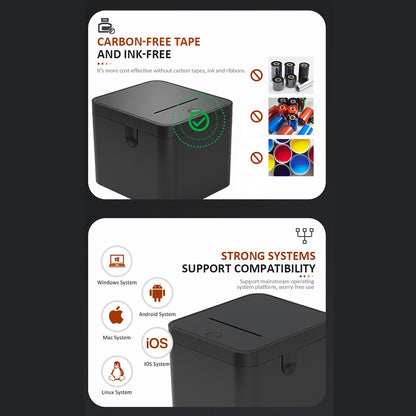 ZJ-5890A 58mm Bluetooth-compatible USB Thermal Receipt Printer Portable POS Printer for Restaurant Retail