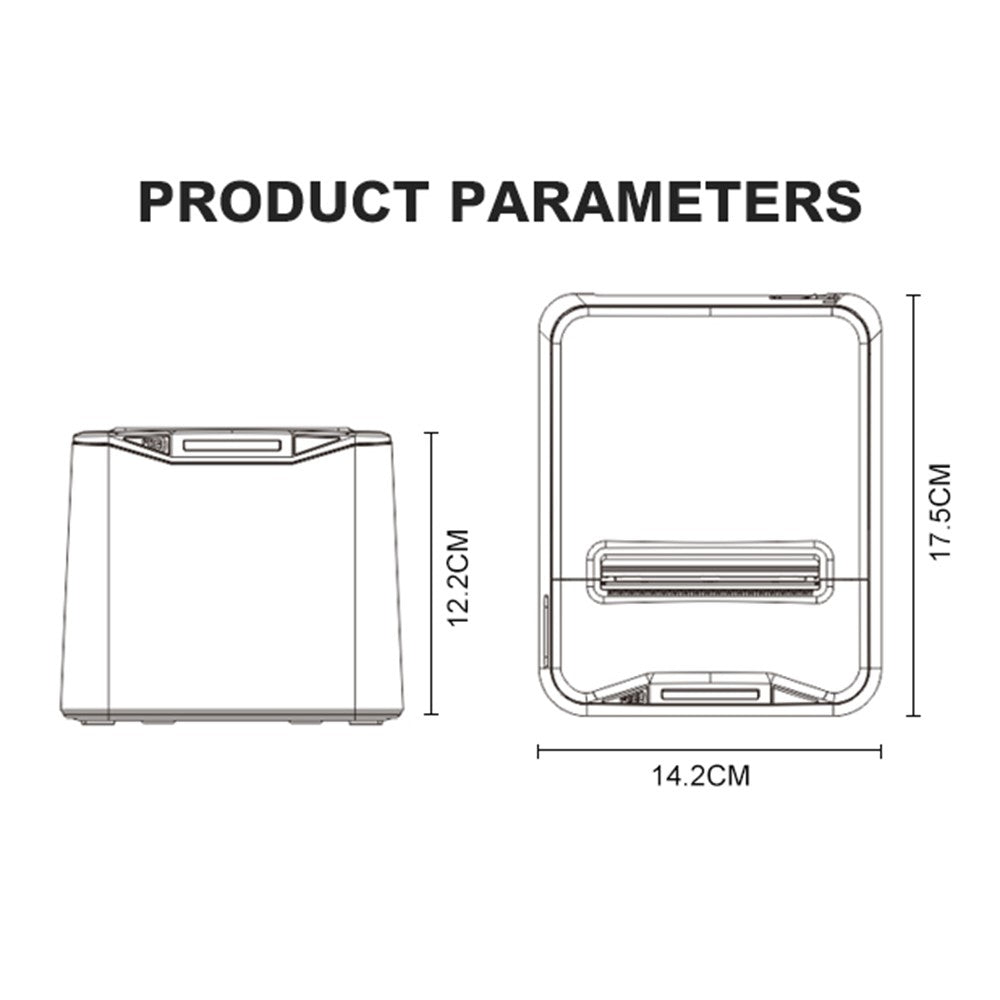 ZJ-8370 80mm Thermal Receipt Printer USB LAN Interface Restaurant Kitchen Printer with Auto Cutter
