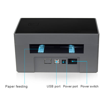ZJ-9220 4 inch Thermal Label Printer USB Bluetooth-compatible Electronic Shipping Package Printer