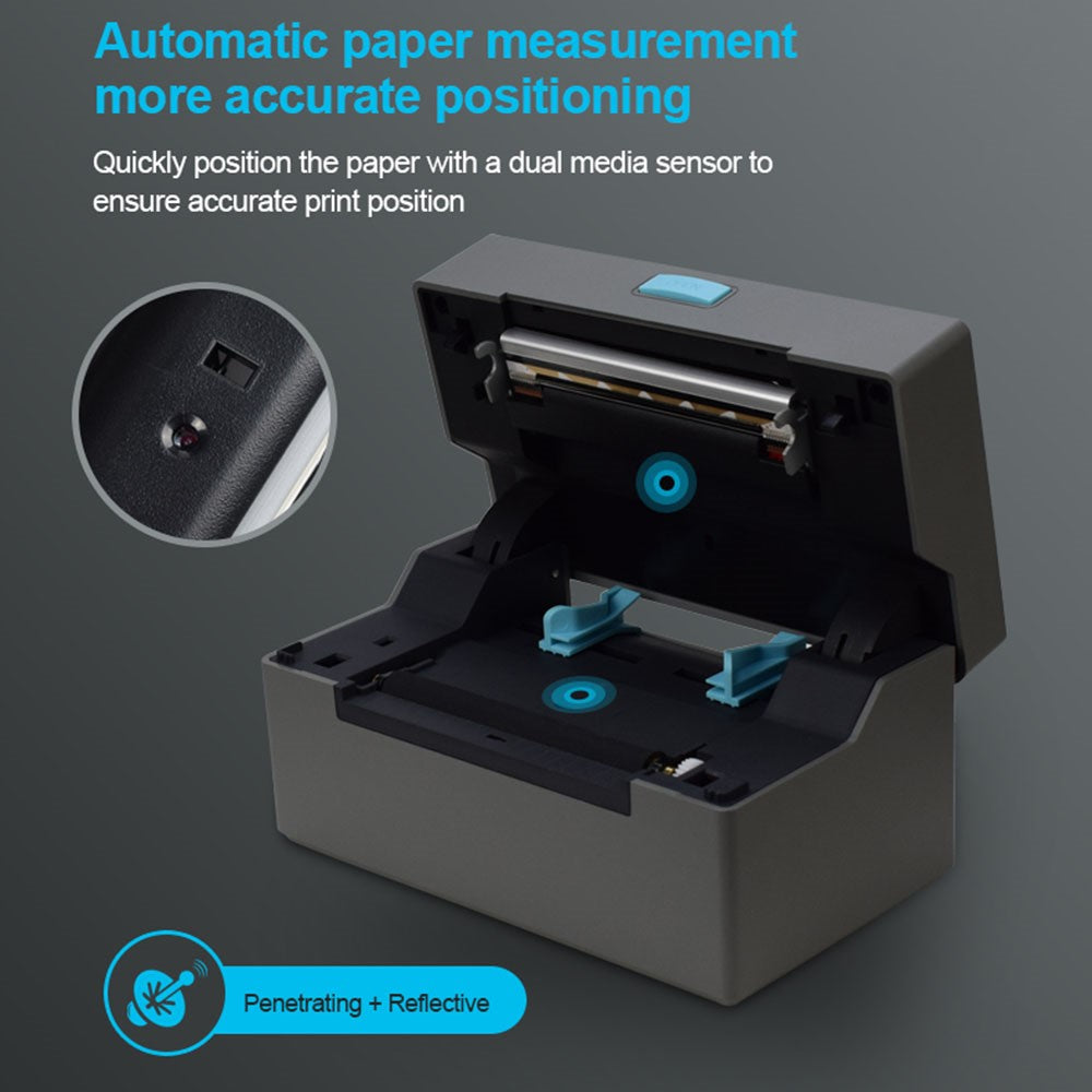 ZJ-9220 4 inch Thermal Label Printer USB Bluetooth-compatible Electronic Shipping Package Printer