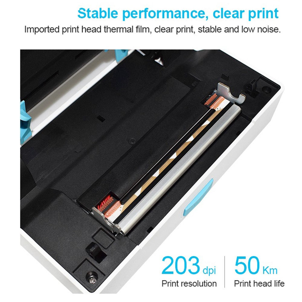 ZJ-9220 4 inch Thermal Label Printer USB Bluetooth-compatible Electronic Shipping Package Printer