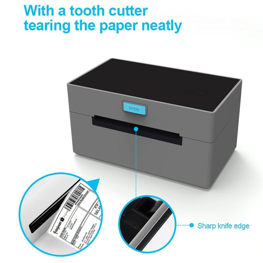 ZJ-9220 4 inch Thermal Label Printer USB Bluetooth-compatible Electronic Shipping Package Printer