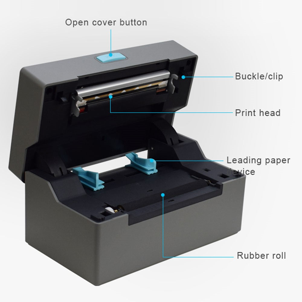 ZJ-9220 4 inch Thermal Label Printer USB Bluetooth-compatible Electronic Shipping Package Printer