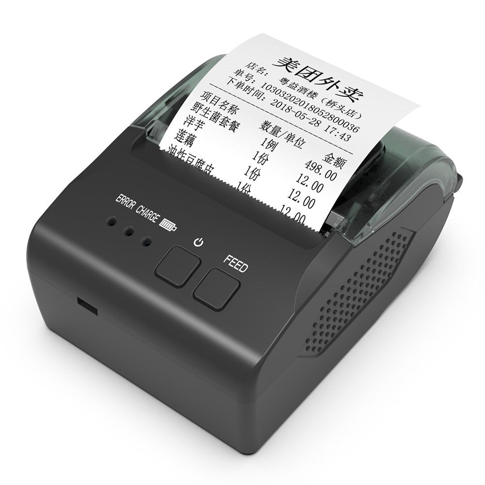 ZJ-5810 58mm Handheld Thermal Receipt Printer USB Bluetooth-compatible Portable Printer