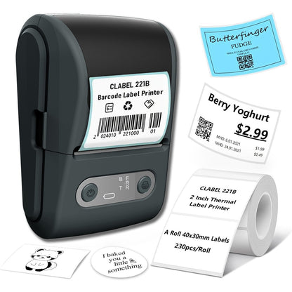 P10 203 DPI Portable Thermal Label Printer Mini Bluetooth-Compatible Sticker Maker for Smartphones
