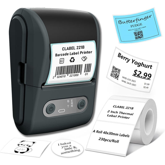 P10 203 DPI Portable Thermal Label Printer Mini Bluetooth-Compatible Sticker Maker for Smartphones
