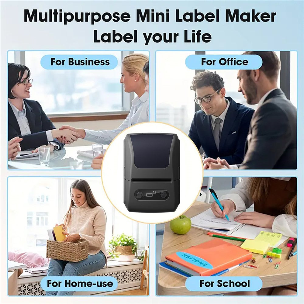 P10 203 DPI Portable Thermal Label Printer Mini Bluetooth-Compatible Sticker Maker for Smartphones