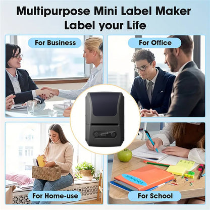 P10 203 DPI Portable Thermal Label Printer Mini Bluetooth-Compatible Sticker Maker for Smartphones