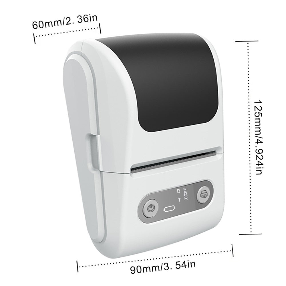 P10 203 DPI Portable Thermal Label Printer Mini Bluetooth-Compatible Sticker Maker for Smartphones
