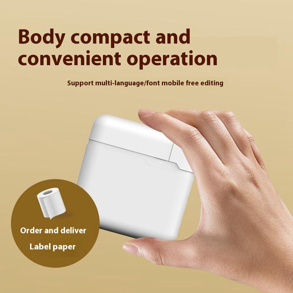 Y1 200DPI Portable Thermal Label Printer Inkless Bluetooth-Compatible Handheld Label Machine