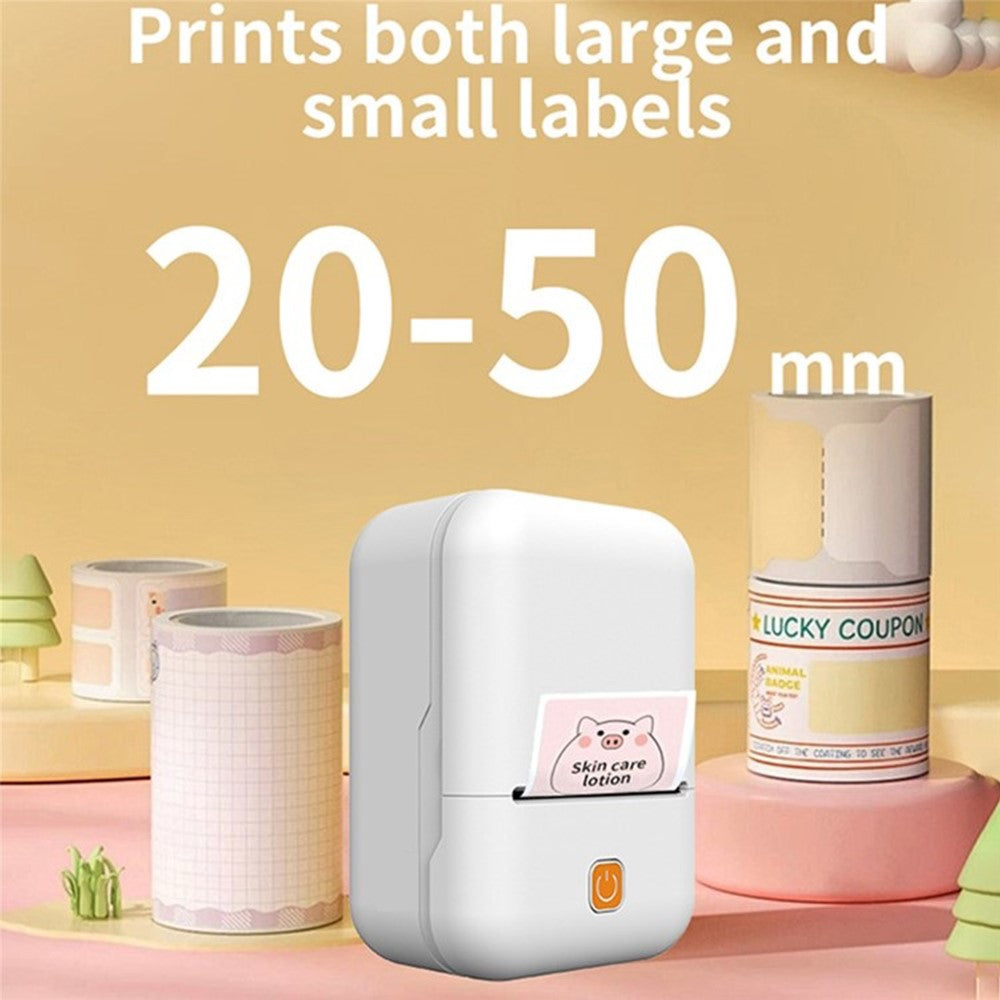 Y2 Portable Thermal Label Printer 200DPI Wireless Bluetooth-Compatible Handheld Label Maker