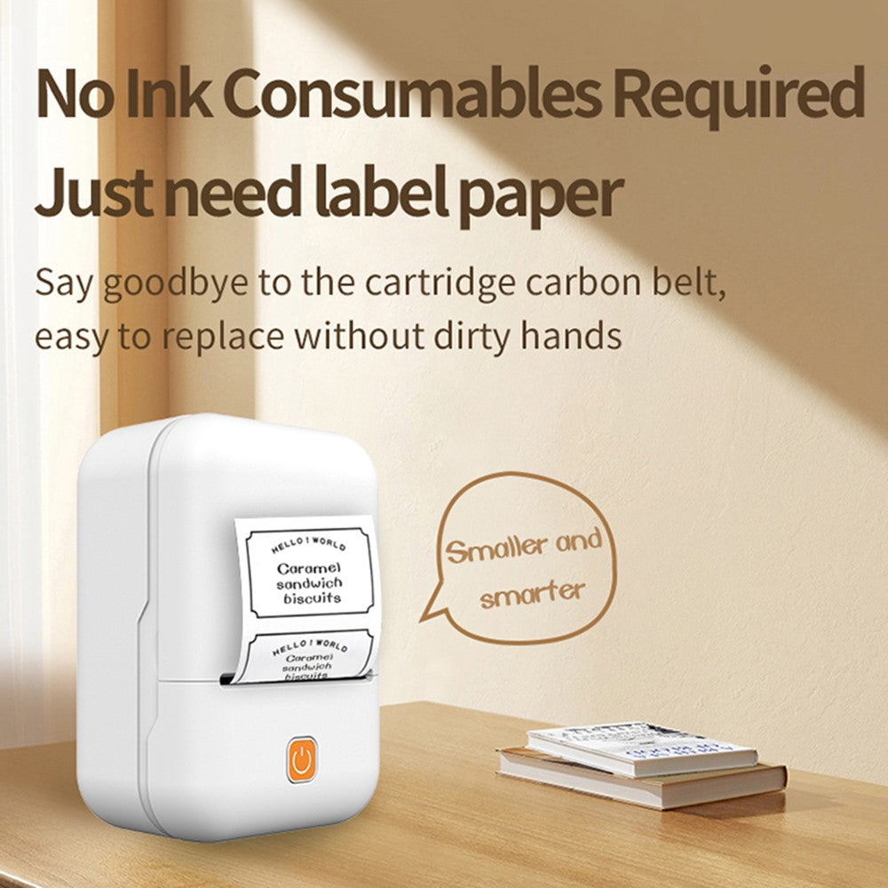Y2 Portable Thermal Label Printer 200DPI Wireless Bluetooth-Compatible Handheld Label Maker
