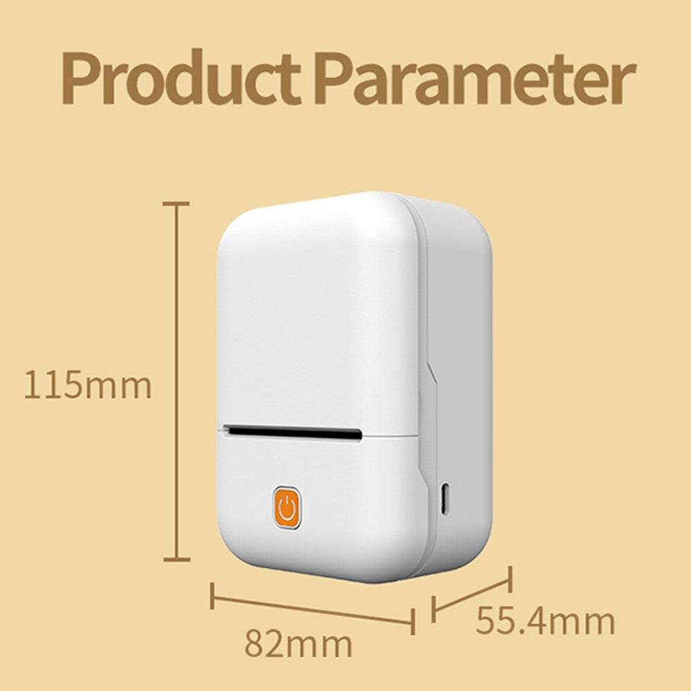 Y2 Portable Thermal Label Printer 200DPI Wireless Bluetooth-Compatible Handheld Label Maker