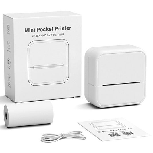 S1 Portable BT Thermal Printer Label Maker with 1 Roll Paper for Barcodes / Tags / Stickers