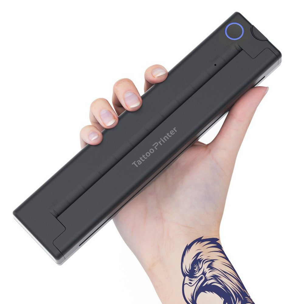 A46 Portable Mini Printer Wireless BT Thermal Tattoo Printer Machine with 10Pcs Paper