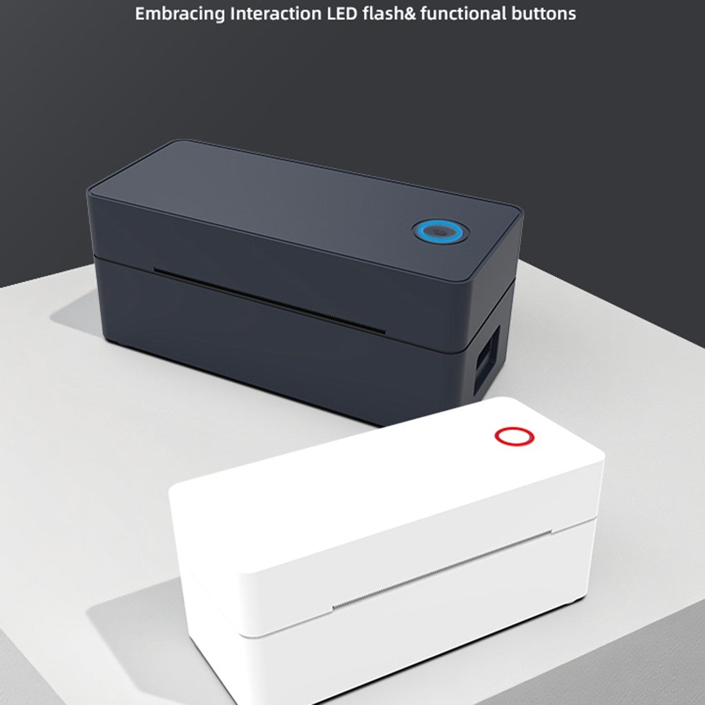 110MM Thermal Label Printer USB + Bluetooth-Compatible High Speed Portable Shipping Bill Printer