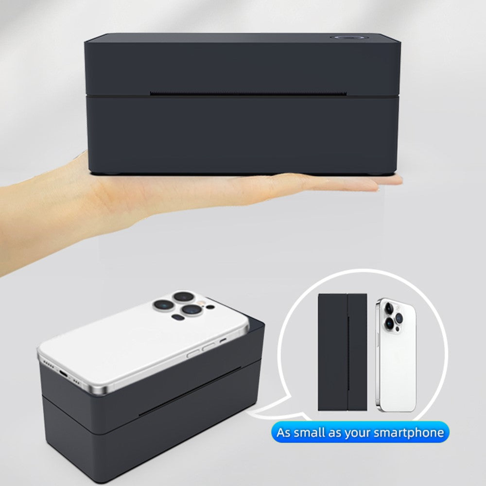 110MM Thermal Label Printer USB + Bluetooth-Compatible High Speed Portable Shipping Bill Printer