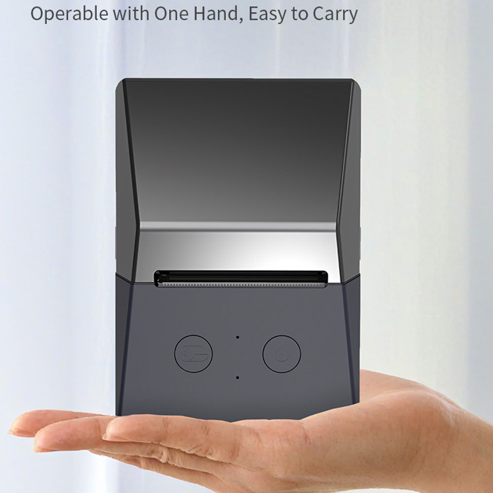 ZJ-5820 58mm Handheld Thermal Label Printer USB and Bluetooth-Compatible Portable Printer Fast Clear Printing with Paper-Out Indicator