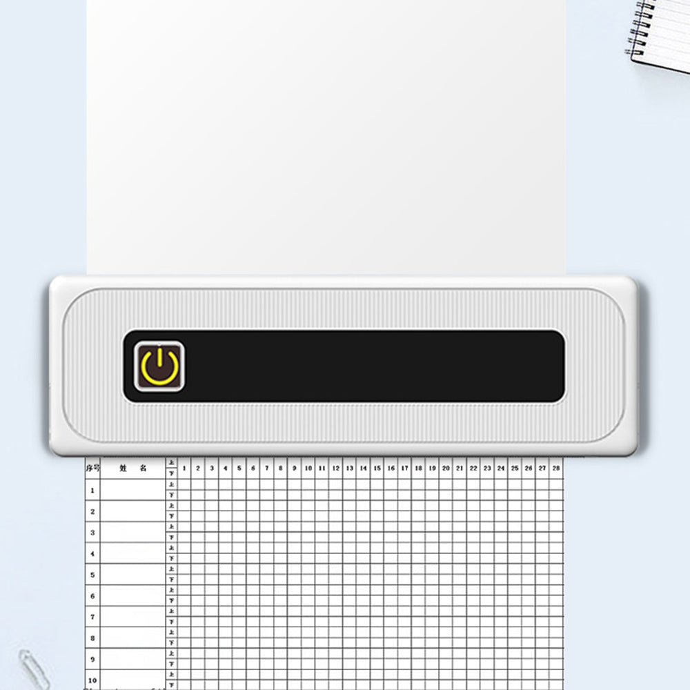 A4B 200 DPI Portable Bluetooth-compatible Printer Inkless Thermal Printer for Home/Office/Study