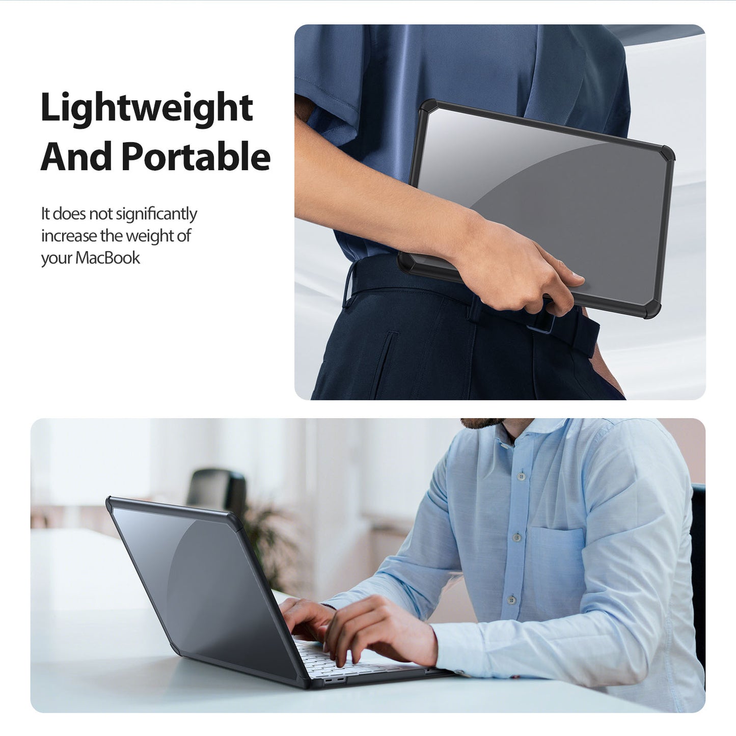 Dux Ducis For MacBook Neo 13 inch (2026) LCGM Series Glossy Laptop Case Anti-Scratch TPU+PC Notebook Cover