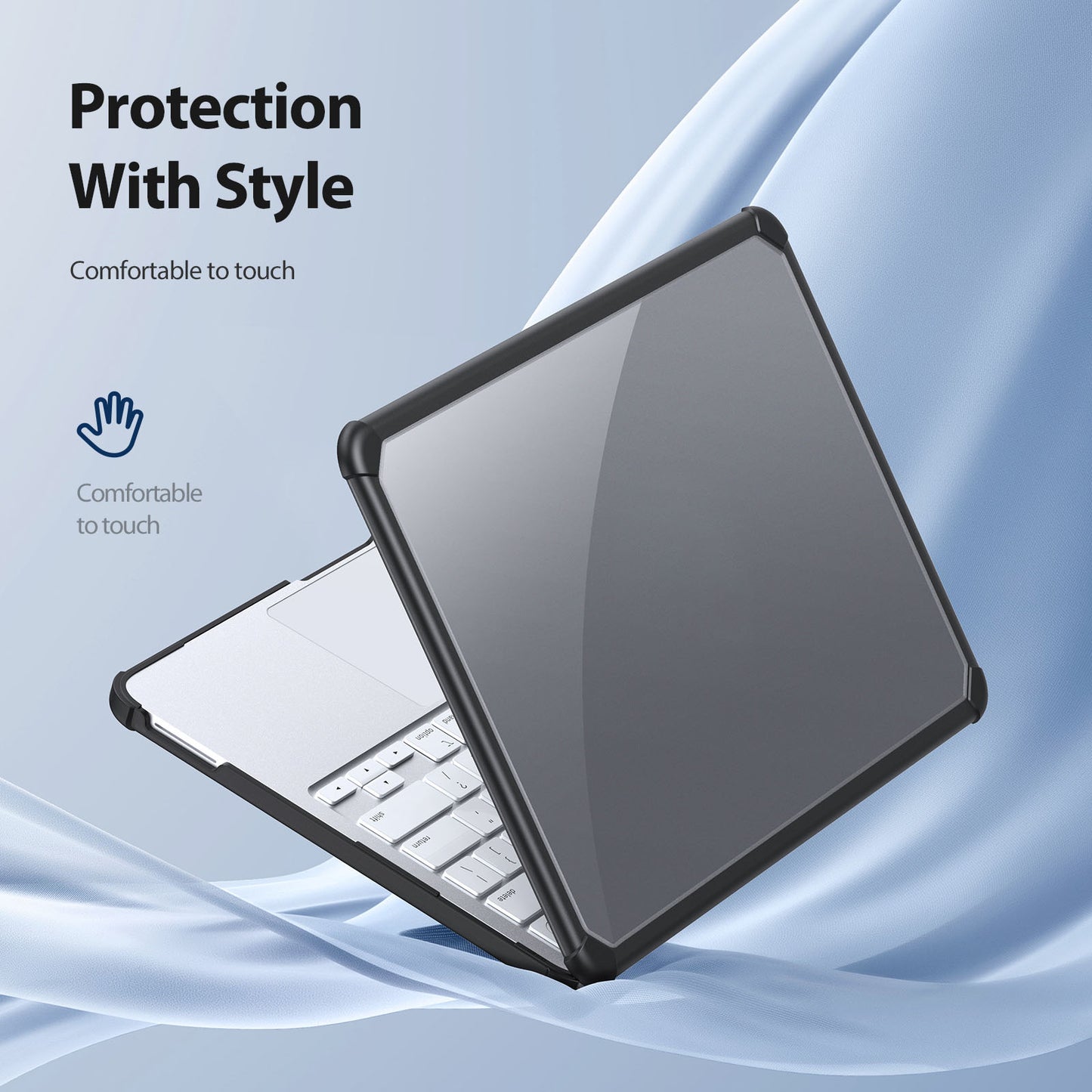 Dux Ducis For MacBook Neo 13 inch (2026) LCGM Series Glossy Laptop Case Anti-Scratch TPU+PC Notebook Cover