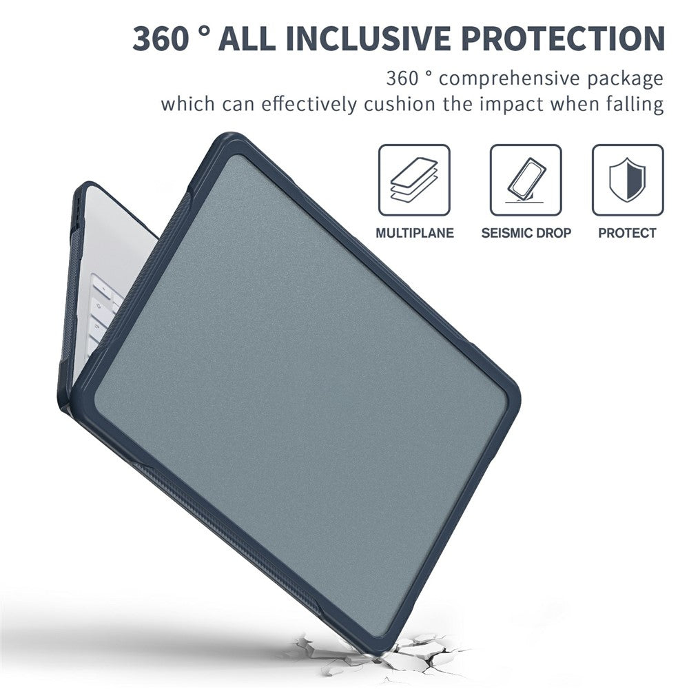 For MacBook Neo 13 inch (2026) Case 3-Layer Structure PC + TPU Shockproof Anti-scratch Laptop Protective Cover