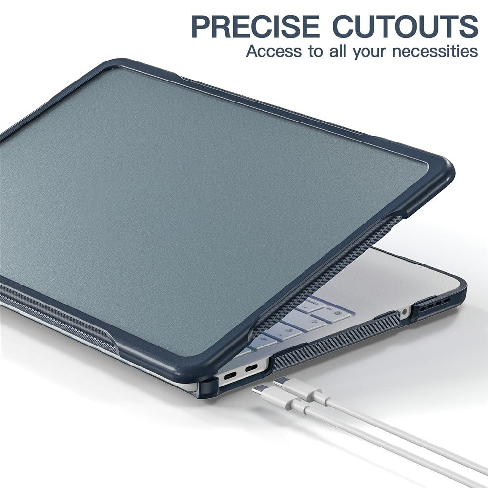 For MacBook Neo 13 inch (2026) Case 3-Layer Structure PC + TPU Shockproof Anti-scratch Laptop Protective Cover