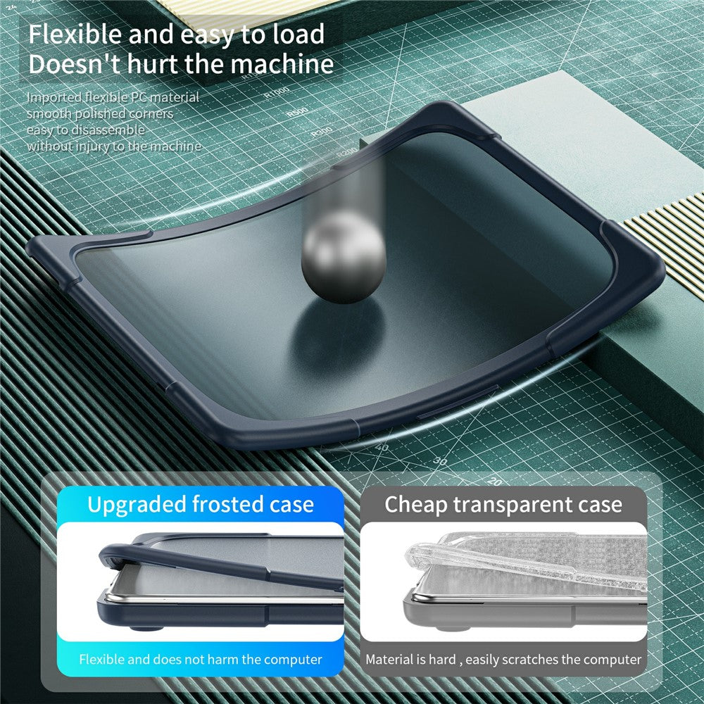 For MacBook Neo 13 inch (2026) Dual-Color Case PC TPU Hybrid Shell with Kickstand Anti-scratch Laptop Cover