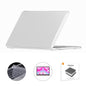 ENKAY HAT PRINCE For MacBook Neo 13 inch (2026) A3404 256G Crystal PC Laptop Case + Ultra Thin TPU Keyboard Cover + PET Screen Film 3 in 1 Kit, EU Keyboard Layout
