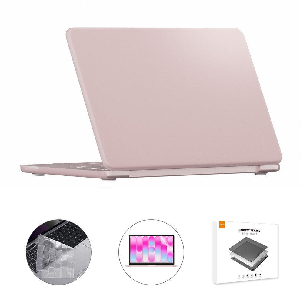 ENKAY HAT PRINCE For MacBook Neo 13 inch (2026) A3404 512G Matte PC Laptop Case + Ultra Thin TPU Keyboard Cover + PET Screen Film 3 in 1 Kit, US Keyboard Layout