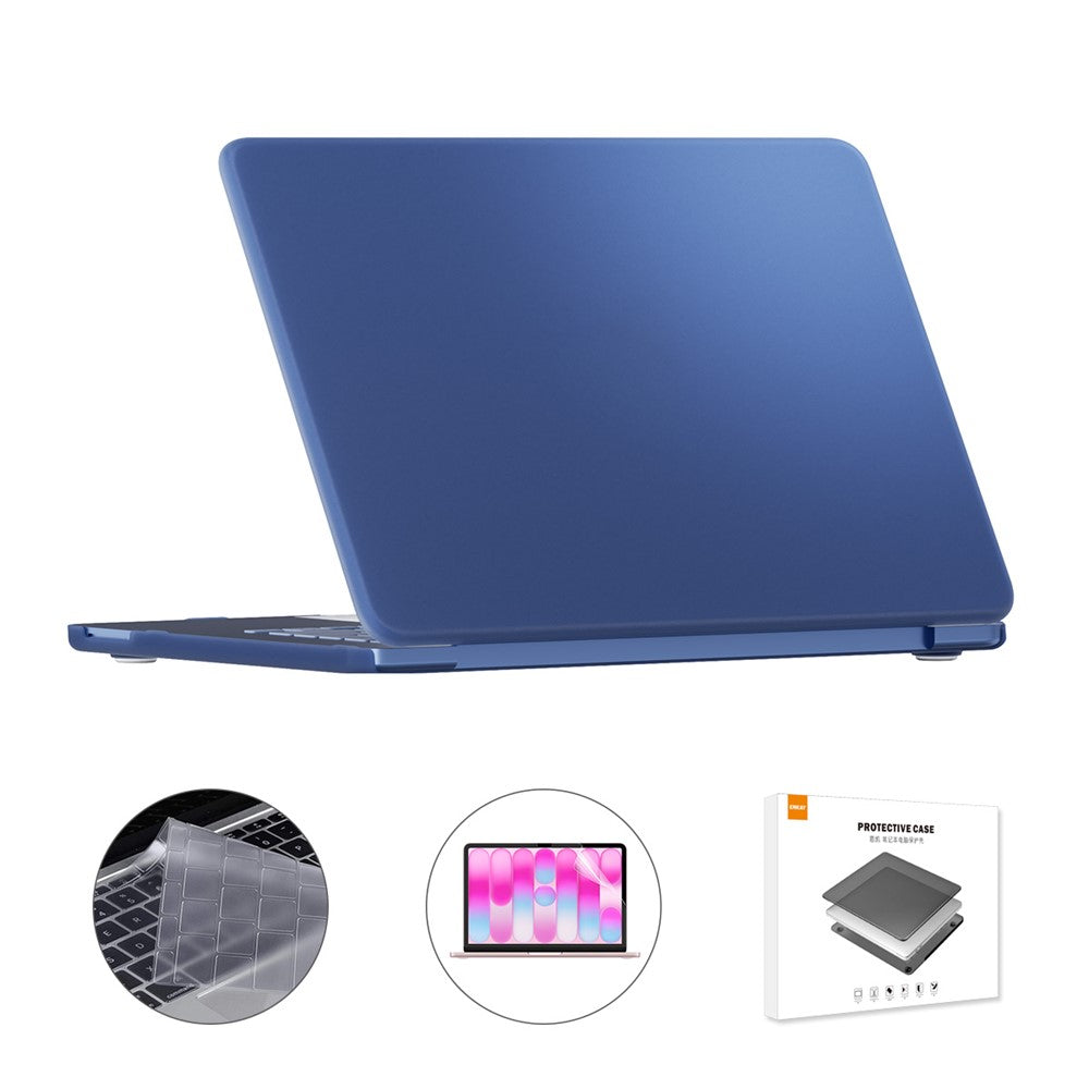 ENKAY HAT PRINCE For MacBook Neo 13 inch (2026) A3404 256G Matte PC Laptop Case + Ultra Thin TPU Keyboard Cover + PET Screen Film 3 in 1 Kit, US Keyboard Layout