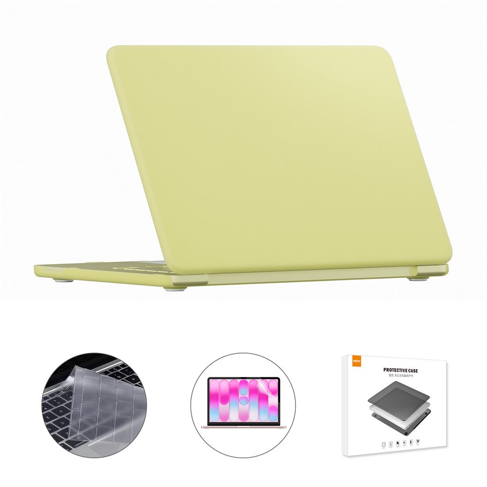 ENKAY HAT PRINCE For MacBook Neo 13 inch (2026) A3404 256G Matte PC Laptop Case + Ultra Thin TPU Keyboard Cover + PET Screen Film 3 in 1 Kit, US Keyboard Layout